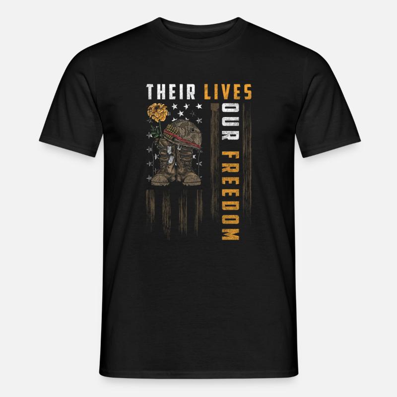 Militär Waffe Gewinner - Männer T-Shirt - Schwarz