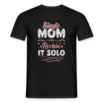 Offspring Solo Father's Day - Men's T-Shirt - black - Front - AI Model Male 178 light (178cm)