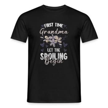 Grand-père, famille élargie, grand-père - T-shirt homme - noir - Devant - AI Model Male 178 light (178cm)