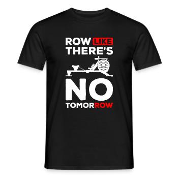 Rowing Machine Sport Water Rowing Boat - Men's T-Shirt - black - Front - AI Model Male 178 light (178cm)
