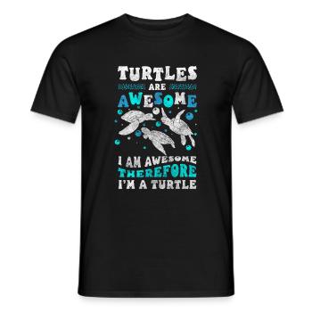 Tank Reptile Zoo - Men's T-Shirt - black - Front - AI Model Male 178 light (178cm)