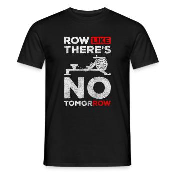 Rowing Machine Trainer Hardcore - Men's T-Shirt - black - Front - AI Model Male 178 light (178cm)