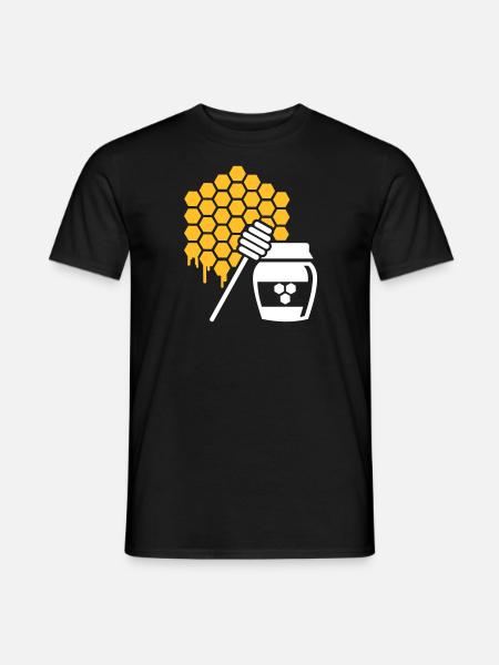 Honig - Männer T-Shirt - Schwarz