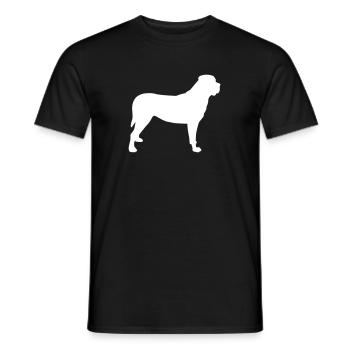 Mastiff - Männer T-Shirt - Schwarz - Vorne - AI Model Male 178 light (178cm)