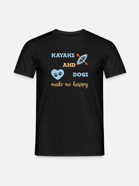Kayak Kayaking - Men's T-Shirt - black