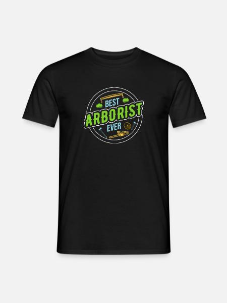 Logger Lumberjack Chainsaw - Men's T-Shirt - black