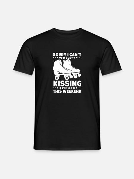Roller Derby Pads Patins Équipement Patinage Roller Derby - T-shirt homme - noir