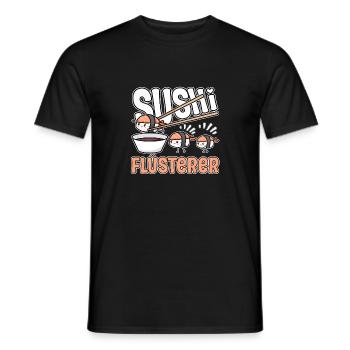 Sushi Liebhaber Sushi Flüsterer Design - Männer T-Shirt - Schwarz - Vorne - AI Model Male 178 light (178cm)