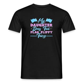 Color Guard - Men's T-Shirt - black - Front - AI Model Male 178 light (178cm)