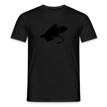 fluga - Männer T-Shirt - Schwarz - Vorne - AI Model Male 178 light (178cm)