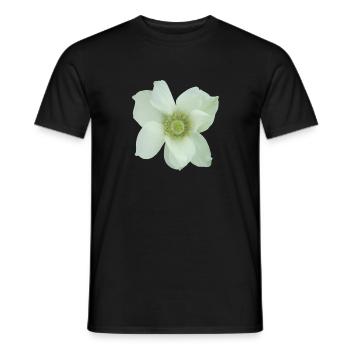 Flower de - Männer T-Shirt - Schwarz - Vorne - AI Model Male 178 light (178cm)