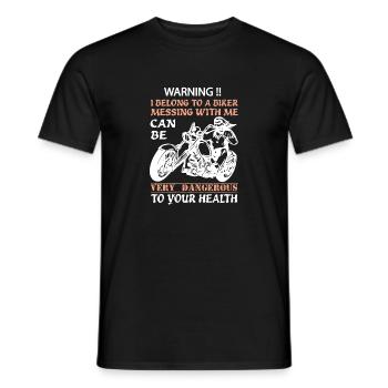 Motos - Motos - Moto - Chemise - T-shirt homme - noir - Devant - AI Model Male 178 light (178cm)