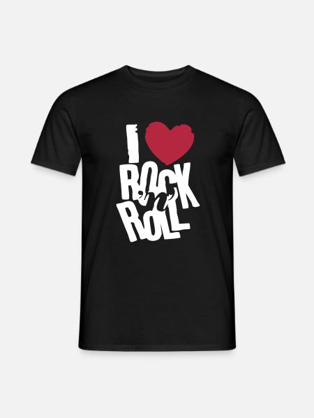 i love rock n roll - T-shirt homme - noir