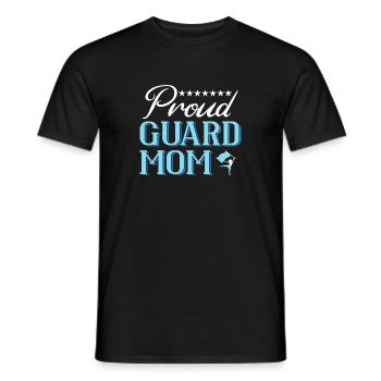 Color Guard - Men's T-Shirt - black - Front - AI Model Male 178 light (178cm)
