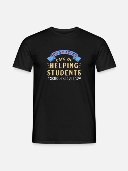 100 jours d’école - T-shirt homme - noir
