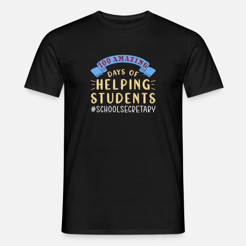 100 jours d’école - T-shirt homme - noir