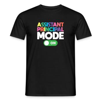 Directeur adjoint de l’école - T-shirt homme - noir - Devant - AI Model Male 178 light (178cm)