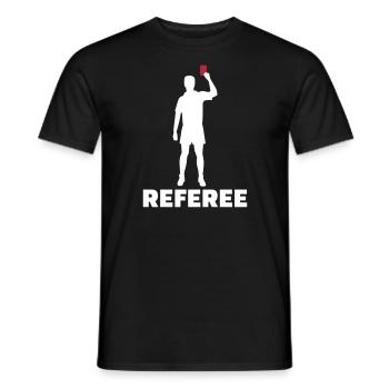 Schiedsrichter - Männer T-Shirt - Schwarz - Vorne - AI Model Male 178 light (178cm)