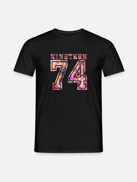1974 B NINETEEN - T-shirt homme - noir