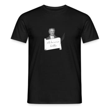 ach du meine Goethe - Männer T-Shirt - Schwarz - Vorne - AI Model Male 178 light (178cm)