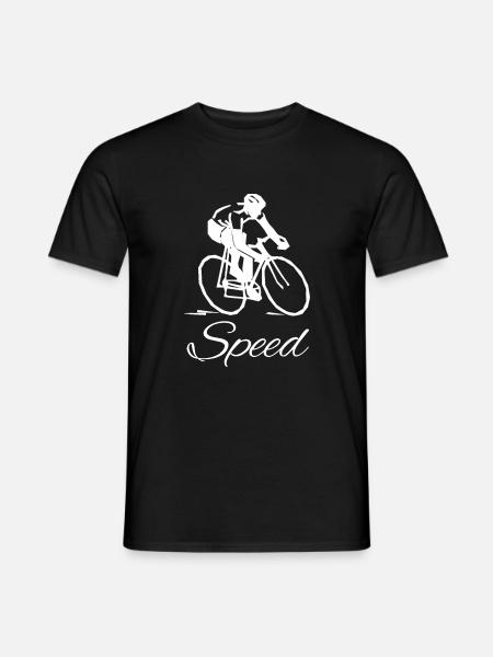 Speed Cycling - fast cycling - Men's T-Shirt - black