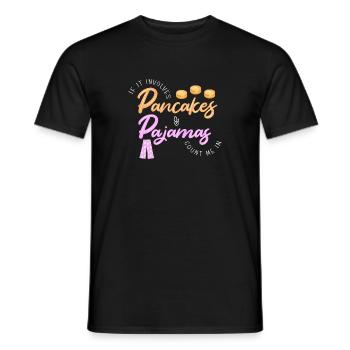 Crêpe - T-shirt homme - noir - Devant - AI Model Male 178 light (178cm)