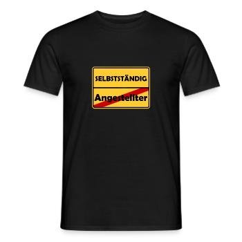 Glückwunsch zur Selbstständigkeit! - Männer T-Shirt - Schwarz - Vorne - AI Model Male 178 light (178cm)