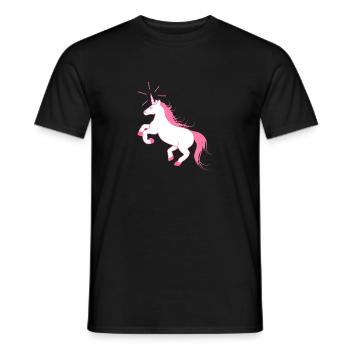Amazing Unicorn - Das letzte Einhorn - Männer T-Shirt - Schwarz - Vorne - AI Model Male 178 light (178cm)