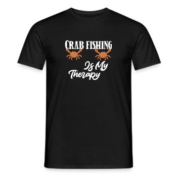 Crab Fishing Crab Crab Fishers - Men's T-Shirt - black - Front - AI Model Male 178 light (178cm)