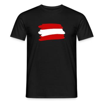 Austria - Männer T-Shirt - Schwarz - Vorne - AI Model Male 178 light (178cm)