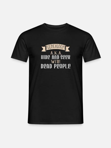 Généalogiste - T-shirt homme - noir