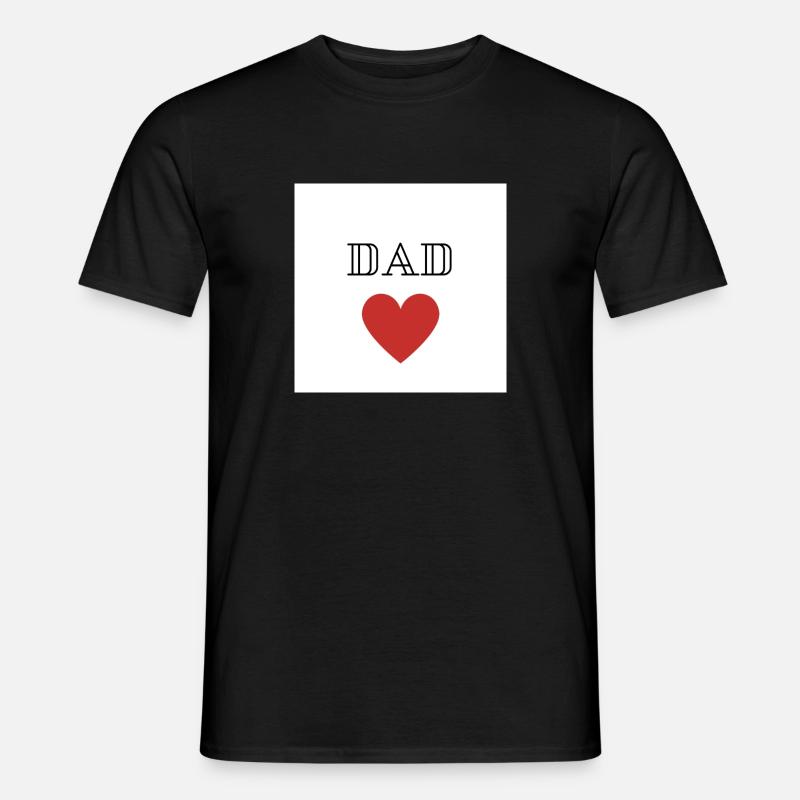 Papa - Männer T-Shirt - Schwarz