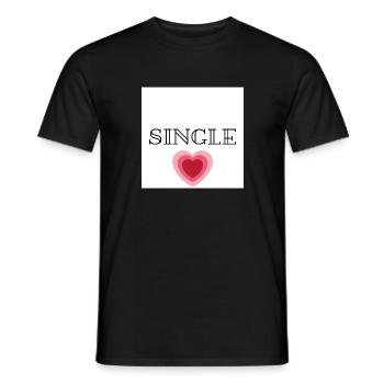 Ledig - Männer T-Shirt - Schwarz - Vorne - AI Model Male 178 light (178cm)