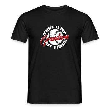 Softball - T-shirt homme - noir - Devant - AI Model Male 178 light (178cm)