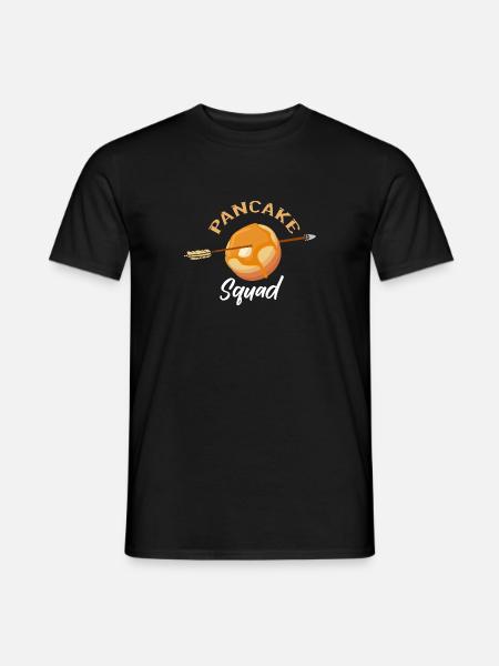 Pfannkuchen - Männer T-Shirt - Schwarz
