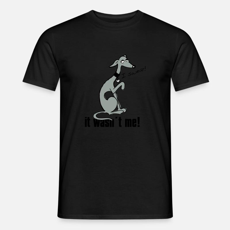wasnt_me! - Männer T-Shirt - Schwarz