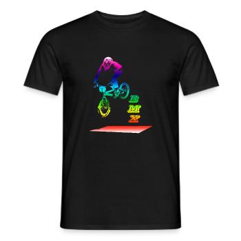bmx - T-shirt homme - noir - Devant - AI Model Male 178 light (178cm)