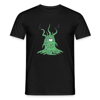 Monsterkönig - Männer T-Shirt - Schwarz - Vorne - AI Model Male 178 light (178cm)