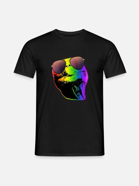 Turtle Sunglasses Turtles Rainbow - Men's T-Shirt - black