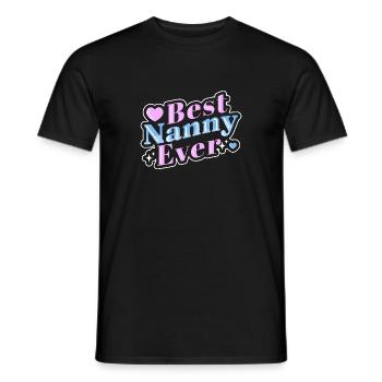 Nanny Babysitterin Tagesmutter - Männer T-Shirt - Schwarz - Vorne - AI Model Male 178 light (178cm)
