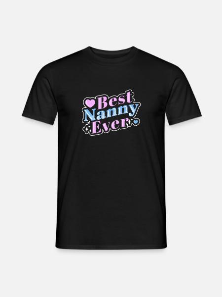 Nanny Babysitter Childminder - Men's T-Shirt - black