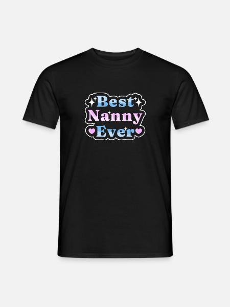 Nanny Babysitter Childminder - Men's T-Shirt - black