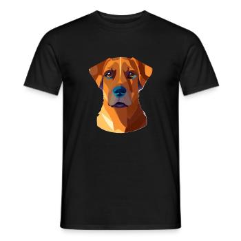 Hund Labrador Haustier Hundehalter Geschenk Hunde - Männer T-Shirt - Schwarz - Vorne - AI Model Male 178 light (178cm)