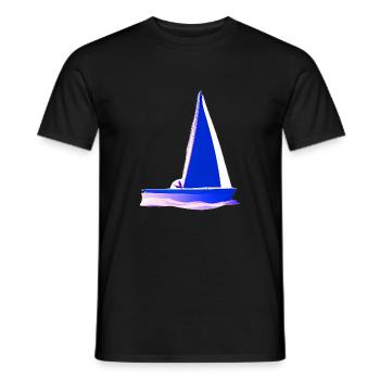 Sailing ship Sailors Sailing Sailing Sailing boat - Men's T-Shirt - black - Front - AI Model Male 178 light (178cm)