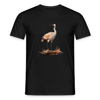 Grue du Canada Grue du Canada - T-shirt homme - noir - Devant - AI Model Male 178 light (178cm)