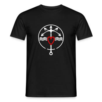 Have a good trip anchor the Baltic Sea - North Sea - Men's T-Shirt - black - Front - AI Model Male 178 light (178cm)