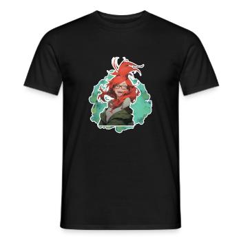 Mrs. Soline YouplaBoom - Men's T-Shirt - black - Front - AI Model Male 178 light (178cm)