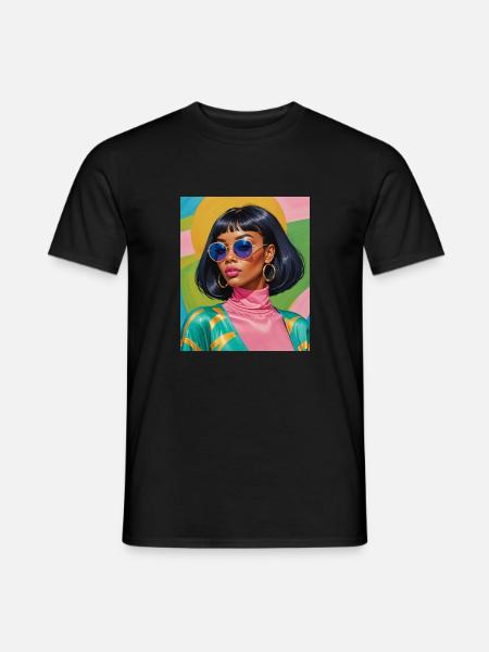 Women color - Mænd T-shirt - sort