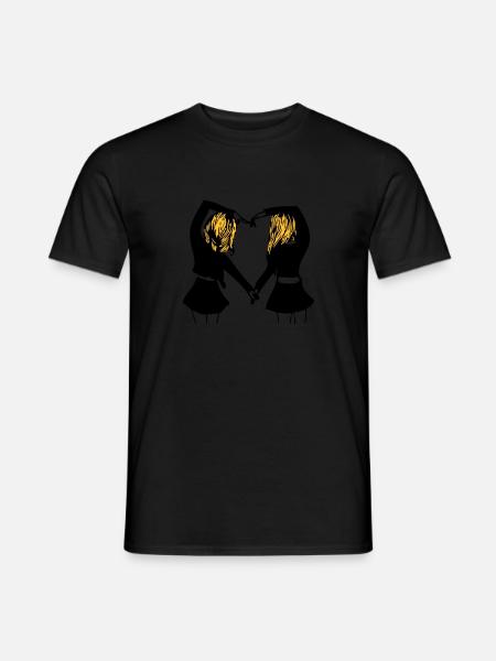Love! - Männer T-Shirt - Schwarz