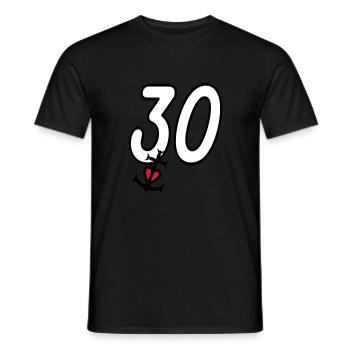 Gard croix camargaise - T-shirt homme - noir - Devant - AI Model Male 178 light (178cm)